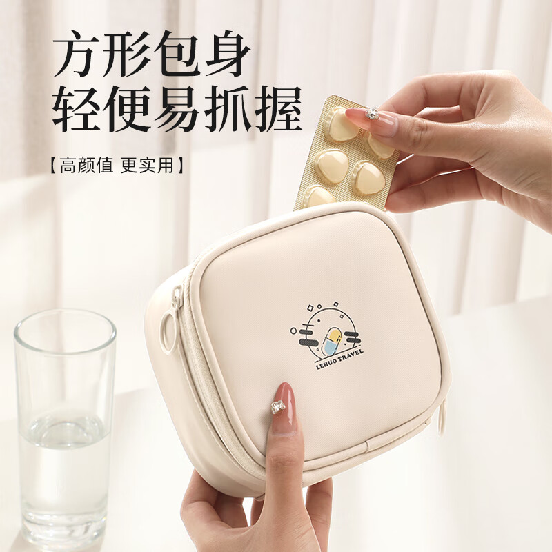 药盒便携式随身大容量药包旅行应急药品分装收纳包急救医药包1085高清大图