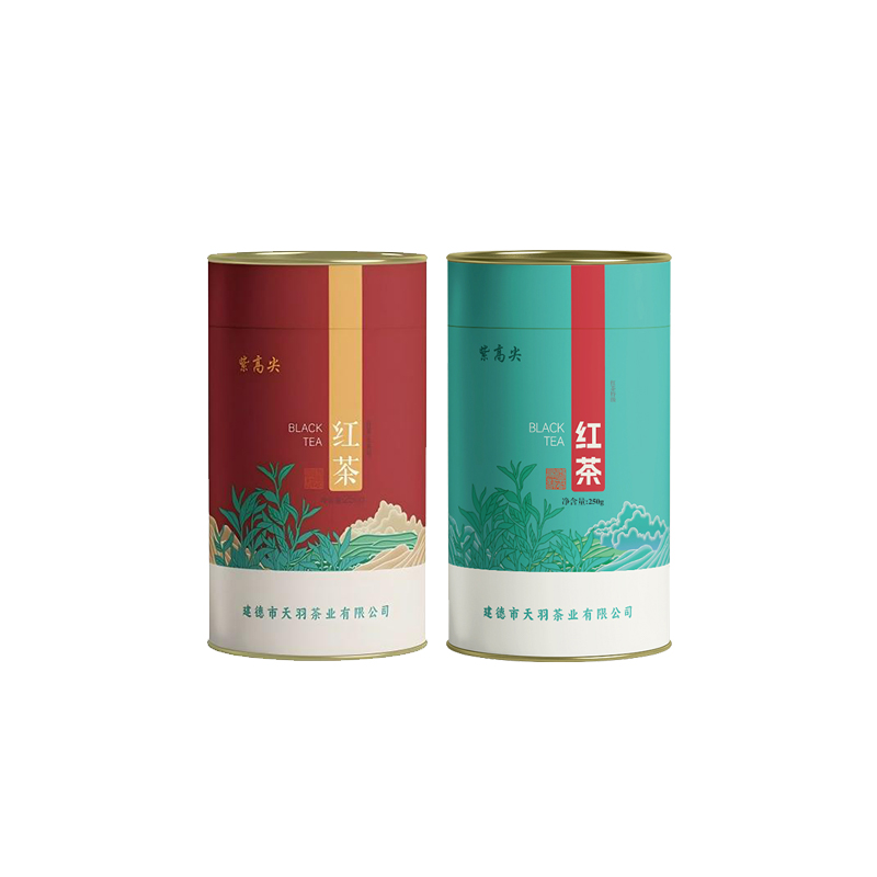 紫高尖红茶绿茶500g罐装两罐组合A高清大图
