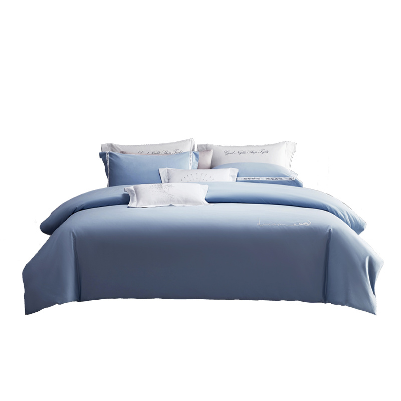 梦洁家纺 梦洁60S长绒棉四件套：海妍1010113021AX002高清大图