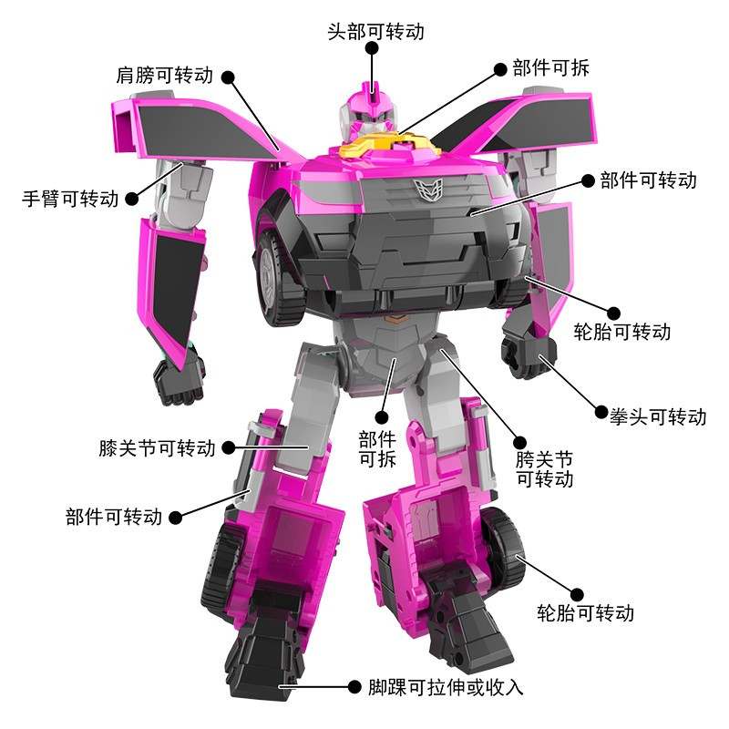 汇丰泰迷你特工队X武器特攻队x玩具弗特露西机甲人偶露西机甲8832