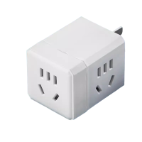 迅迈 魔方转换器（带USB ） 魔方插座国标多功能三孔三转二插板家用无线插座转换器