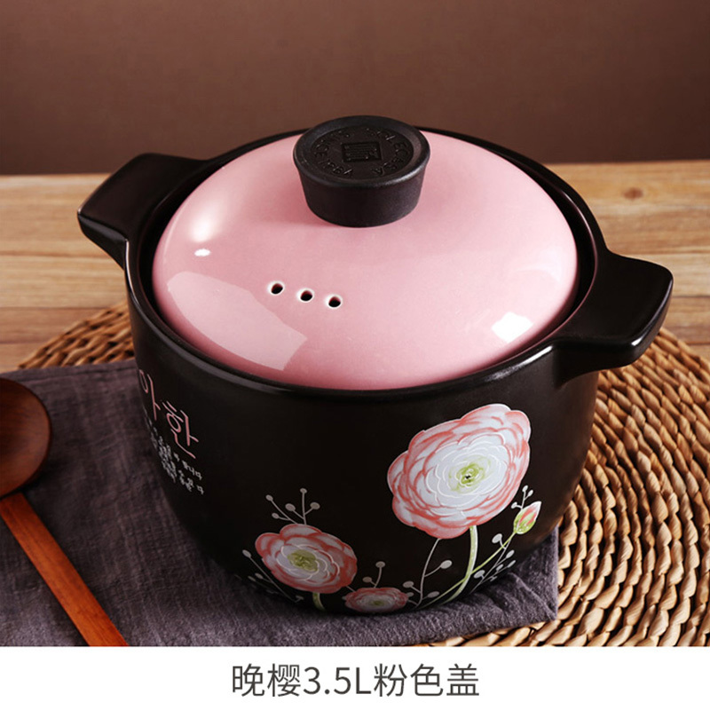 顺祥陶瓷沃尚广府煲砂煲汤煲汤锅锅炖煲陶瓷炖锅5.2L