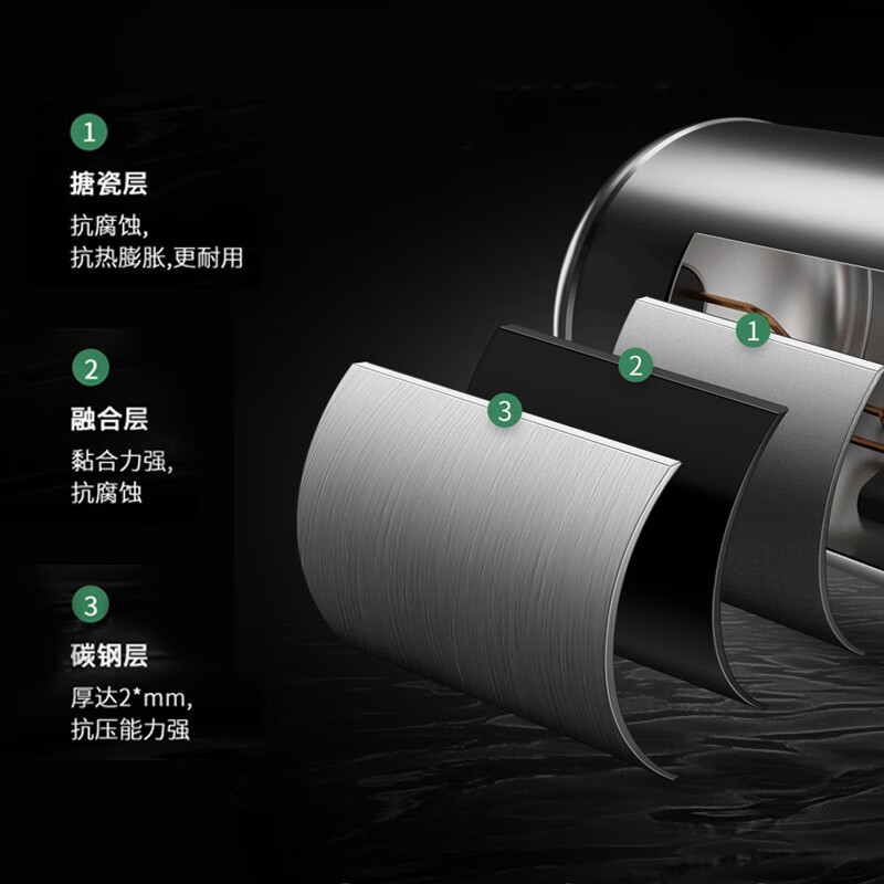 华帝(VATTI)电热水器40升储水式家用 防电墙 2100w速热 节能小型 DJF40-i14020(40升)