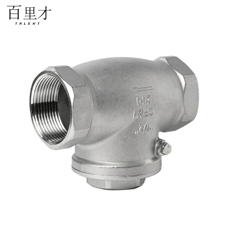 不锈钢卧式止回阀H14W-16P DN25 个图片