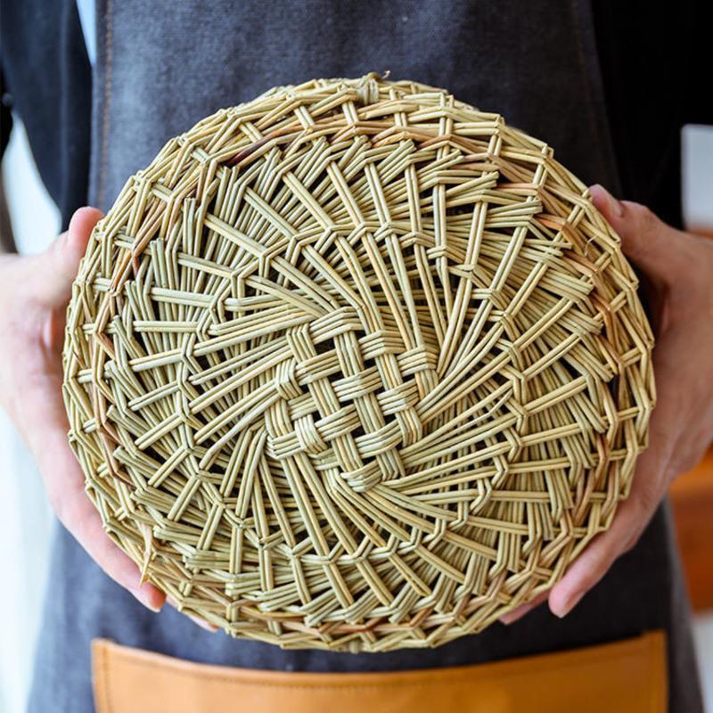 蒸笼草垫编织25厘米蒸馍22厘米适用28cm米饭馒头垫20厘米席草30cm14