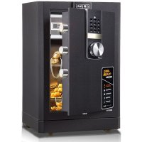 得力deli4087全智能保险柜家用手机wifi办公大型保险箱3C认证APP报警电子保险箱/柜