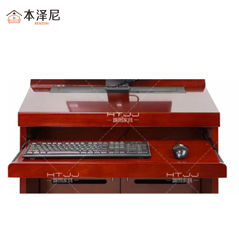 本泽尼 升降桌椅 办公桌(含椅) HTQN-T8625 800*600*750mm 套高清大图