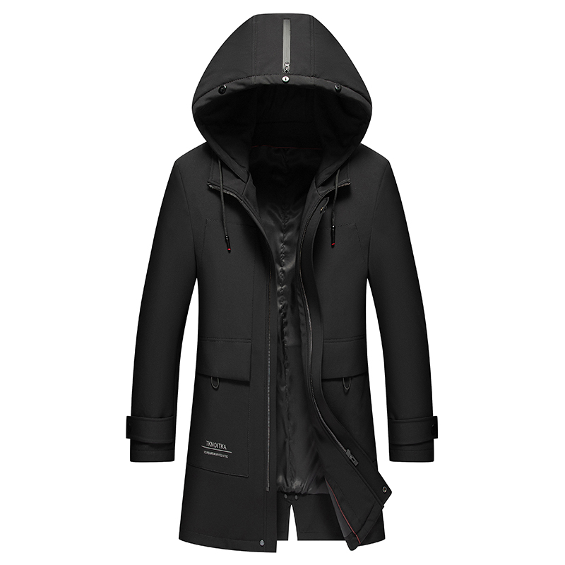 免费顺丰 正品海宁皮草派克服男士水貂内胆男派克服皮毛一体海宁貂皮大衣中长款大毛领整貂皮草外套冬装活里内胆可拆卸水貂绒内胆高清大图