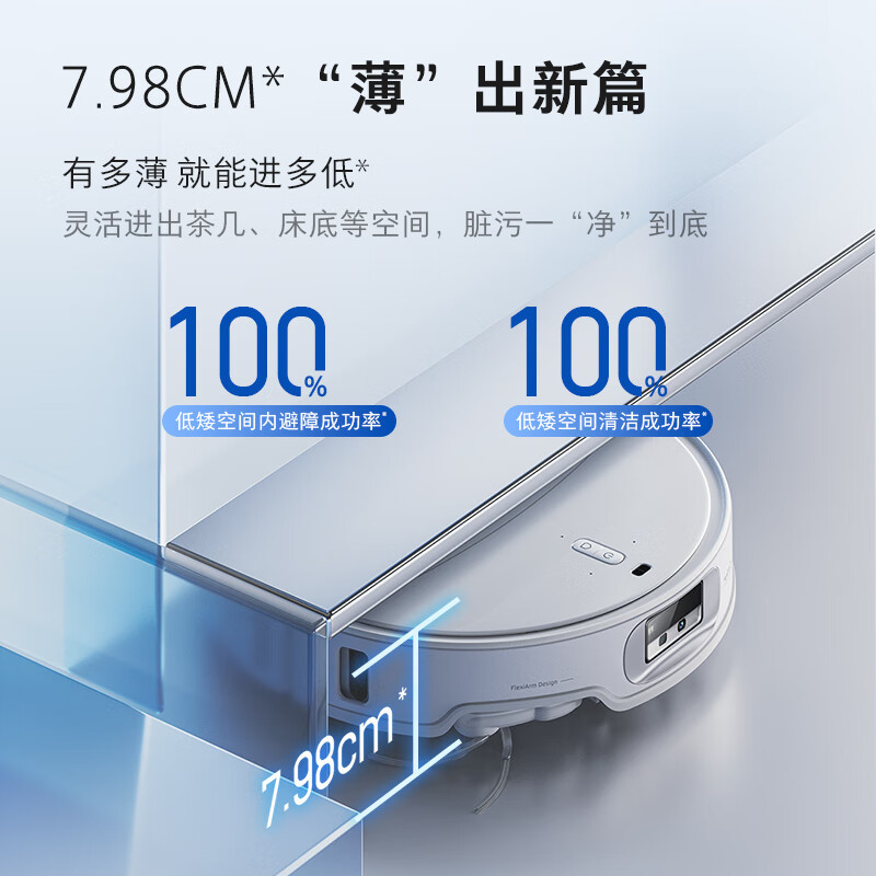 石头(roborock)扫地机器人扫拖一体 P20 Ultra Plus 扫拖洗烘一体机 自动集尘热水洗拖布擦地拖地地高清大图