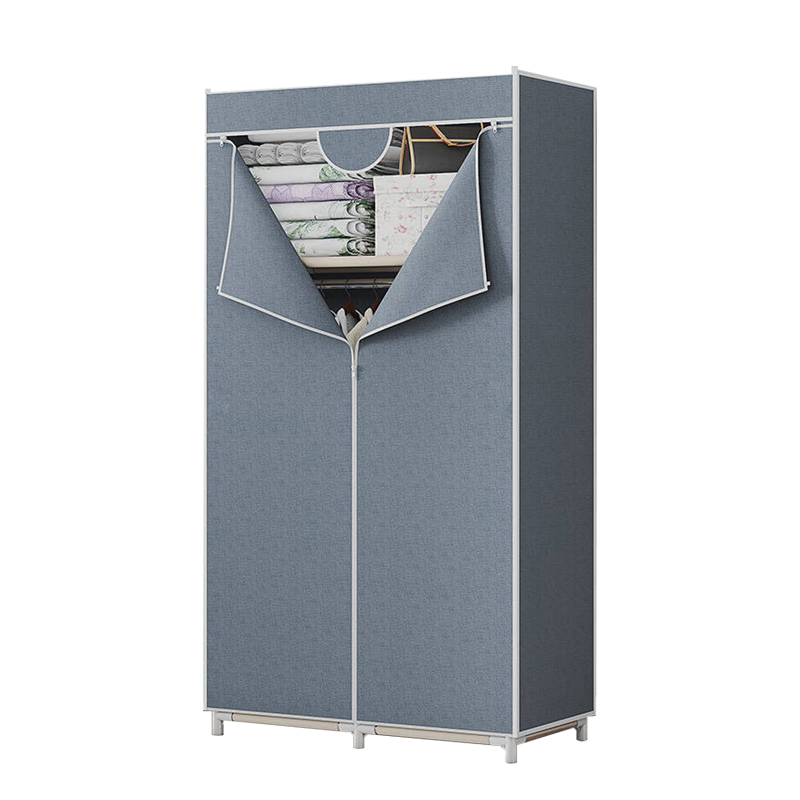合祥源 钢架布艺衣柜 700*450*1550mm QX-YG06 单位:组高清大图