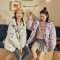 [2.5折价297元]唐狮冬新款羽绒服女短款小个子工装白色羽绒服时尚派克服
