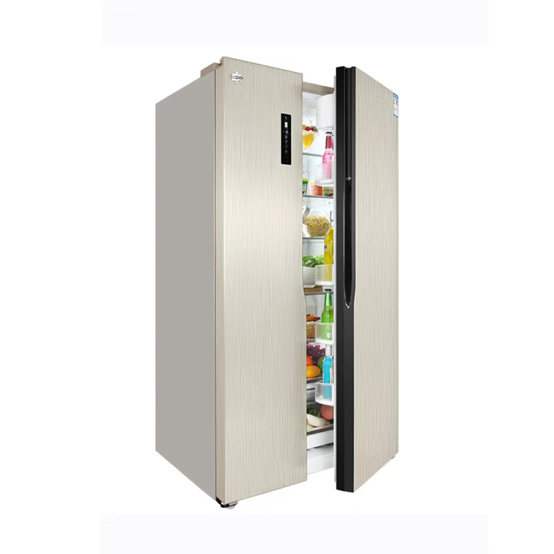 格力gree对开门冰箱630l一级能效新鲜如初长效净味bcd630wpdc1拉丝金