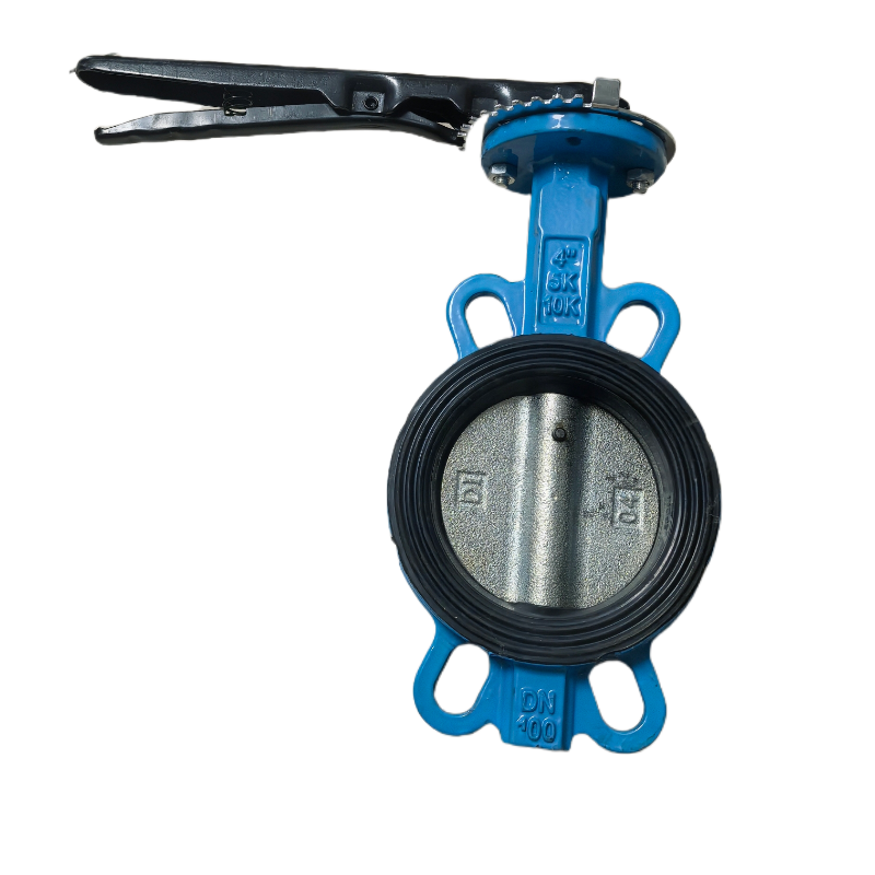 晟宏德 手柄对夹蝶阀 DN100 个高清大图