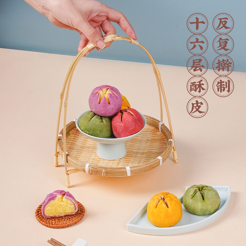 南宋胡记中秋蛋黄月饼荷花酥礼盒装杭州西湖特产糕点心喜饼伴手礼