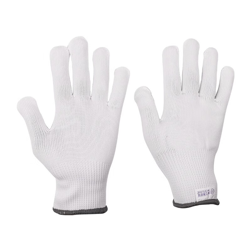 赛立特安全 ST59103 10针白色涤纶针织手套 8码 1打高清大图