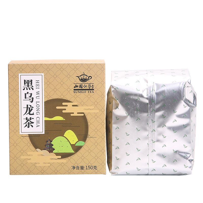 山国饮艺 简素黑乌龙茶150g 经济实惠 自饮推荐 乌龙茶茶叶