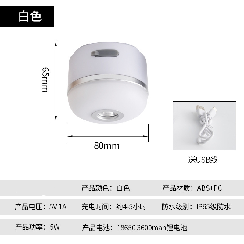 RDZM 磁吸式手电筒 便携应急灯 SW2175 台