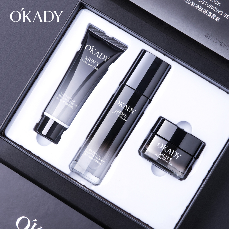 OKADY 男士火山岩净肤保湿3件套盒