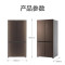 松下(Panasonic)十字对开门冰箱NR-W621CF-MT磨砂钢化面板迷雾棕628升 宽幅变温微冻保鲜