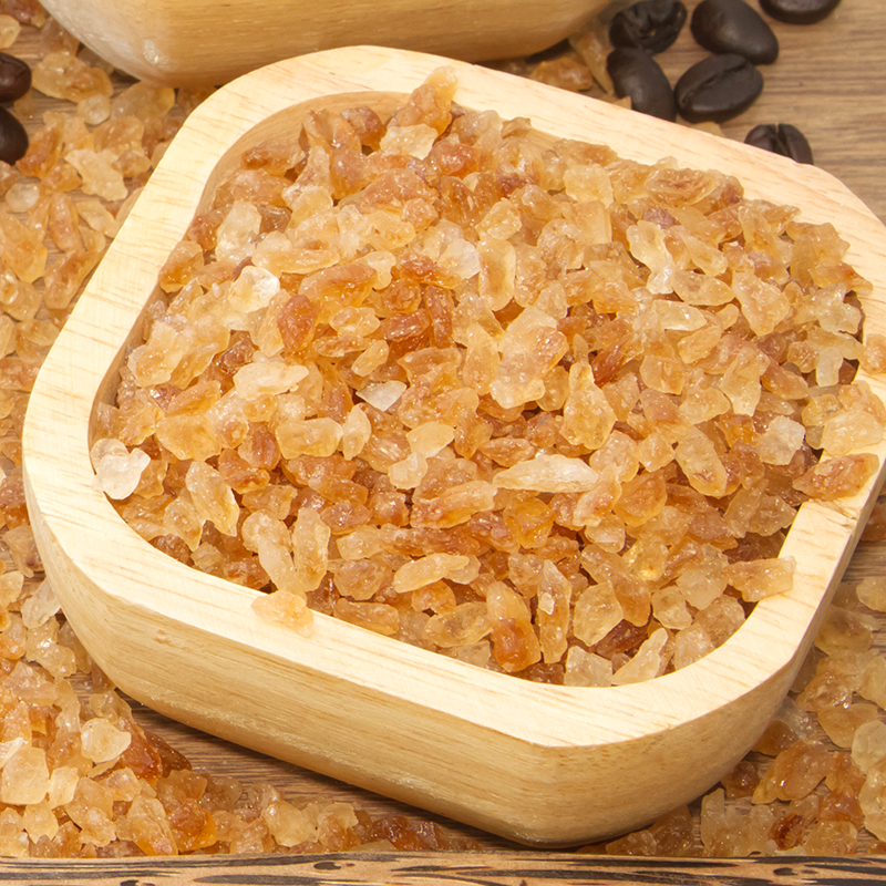 甘汁园小粒黄冰糖1kg/罐多晶体小颗粒老冰糖土冰糖甘蔗糖罐装高清大图