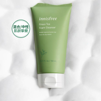 innisfree/悦诗风吟绿茶泡沫洁面乳女清洁洗面奶 150ml 单支价