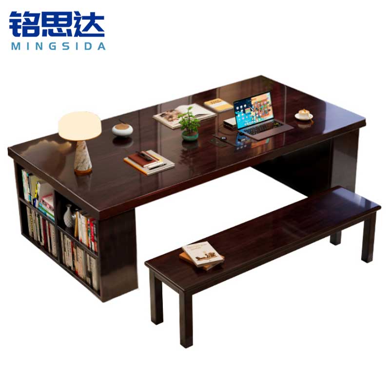 铭思达实木长条桌高清大图