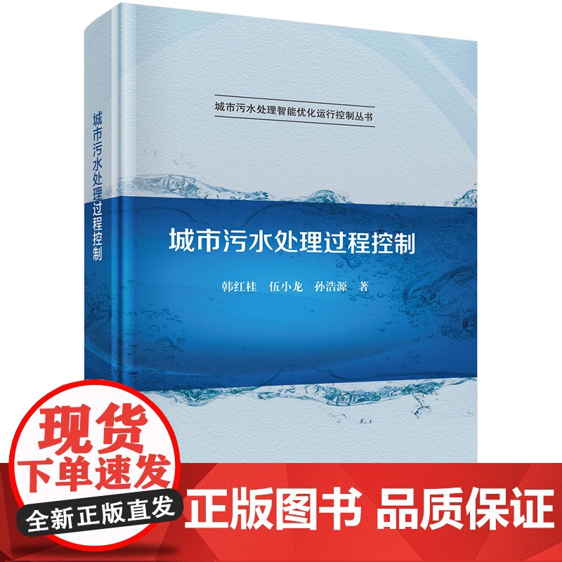 正版]城市污水处理过程控制 韩红桂 伍小龙 孙浩源 科学出版社9787030710246高清大图