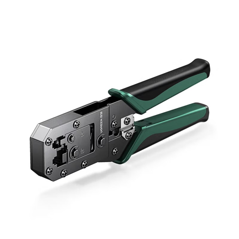 绿联网线钳 六类网线接RJ45水晶头超五类网络接头夹线钳多功能制作8P6P棘轮七类压线钳 NW136