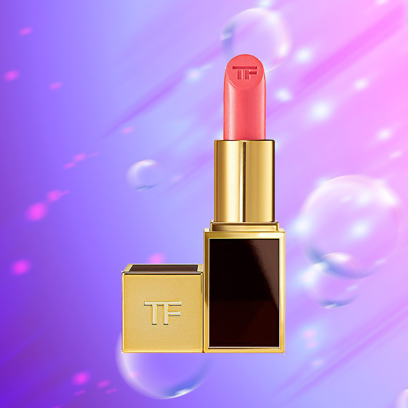 汤姆福特(Tom Ford)黑管唇膏口红2g #22 Patrick 莹粉色 TF口红 显色不易脱妆粉色系