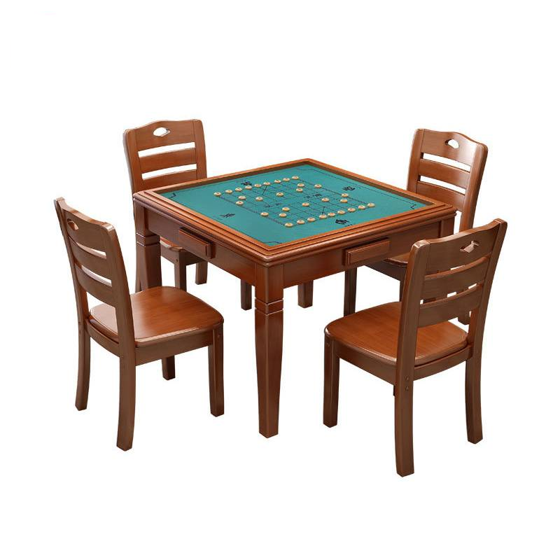 印华(YINHUA)棋牌桌椅 餐桌椅 两用桌椅(900*900*750)(套)高清大图