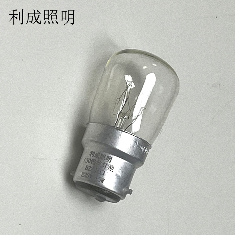 利成照明 T30钨丝灯泡 B22卡口 220V 15W 10个/盒高清大图