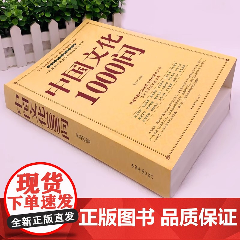 中国文化1000问 年轻人要熟知的1000个历史常识中国传统文化精华 古典文学国学常识 一部囊括中国文化知识的百科全书高清大图