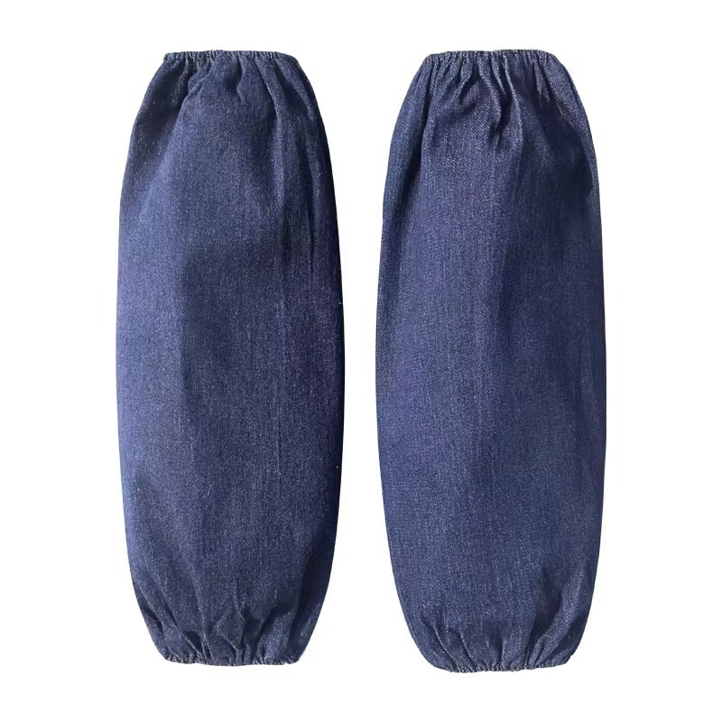 邦能之星牛仔套袖劳保耐磨防污布套袖机械搬运帆布手臂套袖1双/对(牛仔款)