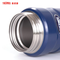 膳魔师(Thermos)高真空不锈钢焖烧罐焖粥便携保温饭盒附勺时尚经典食物罐TCLE-720S 720ML家用/办公通用