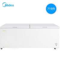 美的(Midea) BD/BC-719DKM(E) 立式冷柜 719升 双顶开家用商用大冰柜 卧式冷柜