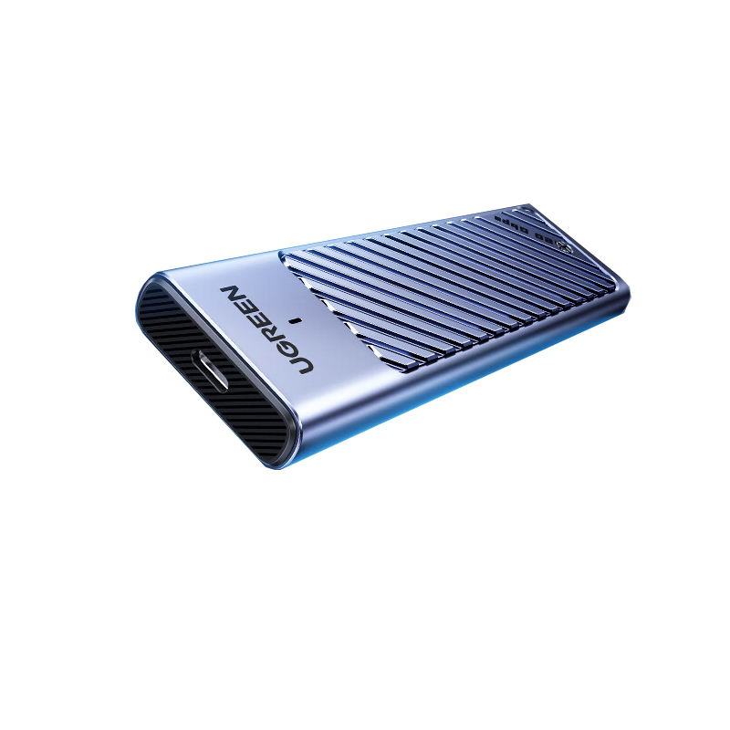 绿联(UGREEN)M.2 NVMe/SATA双协议固态硬盘盒20Gbps 适用笔记本外接SSD移动硬盘壳35576