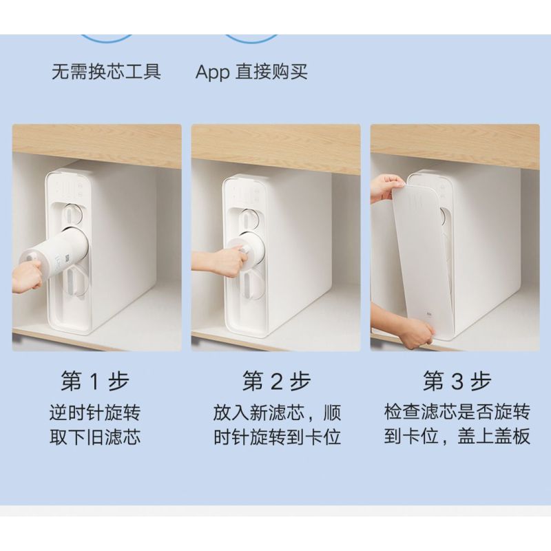 小米净水器[S1 800G]滤芯 UF超滤滤芯+3in1复合滤芯