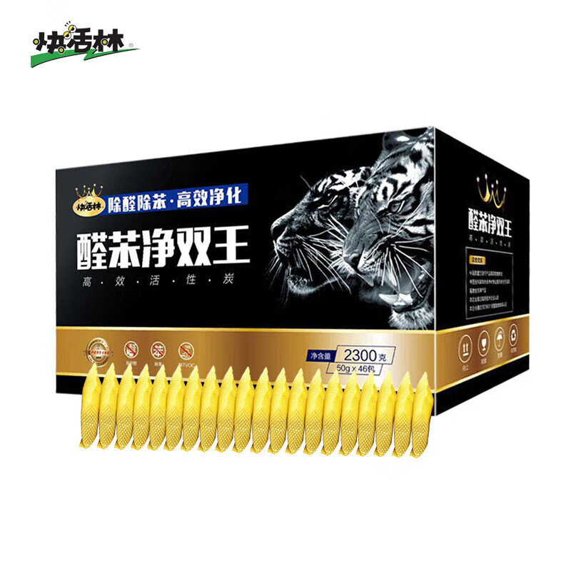 快活林 50g*46包2300g @醛苯净双王活性炭包 (计价单位:箱)高清大图