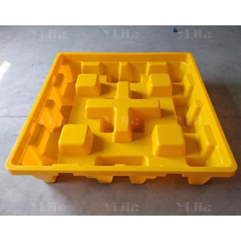 翌嘉YJ4120551防渗漏托盘危废化学品防泄漏塑料托盘 1300*660*150高清大图
