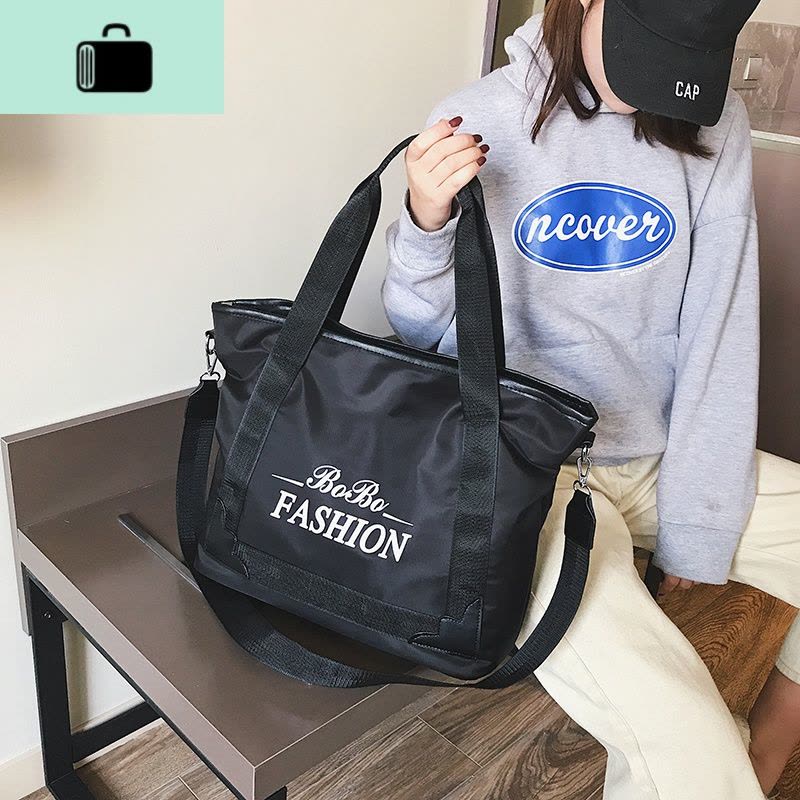 韩版网红行李包女健身包潮瑜伽运动包短途旅行包男手提轻便旅行袋NEW LAKE男士手提包图片