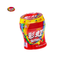 彩虹糖原果味瓶装120g 休闲零食糖果