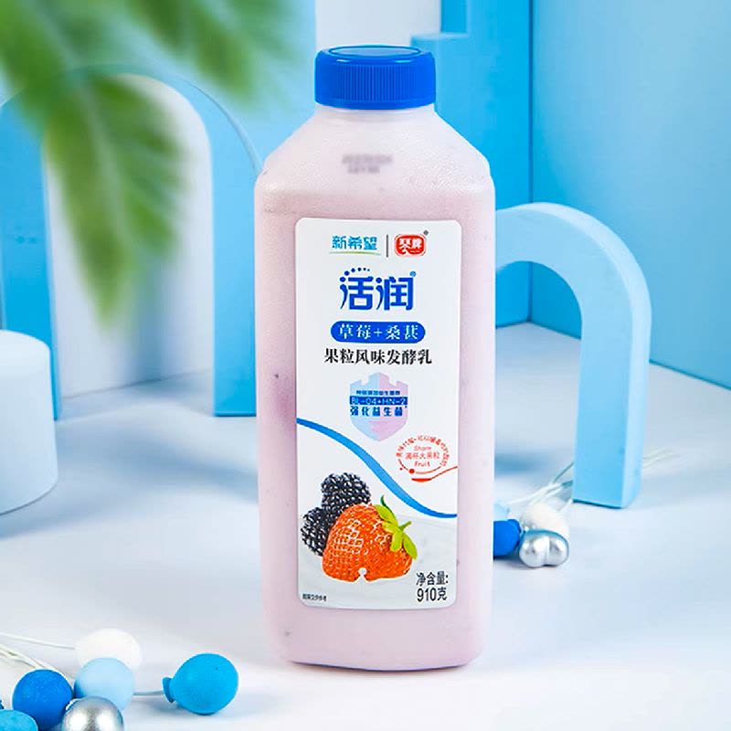 新希望活润大桶酸奶草莓桑葚黄桃芒果口味低温酸奶图片