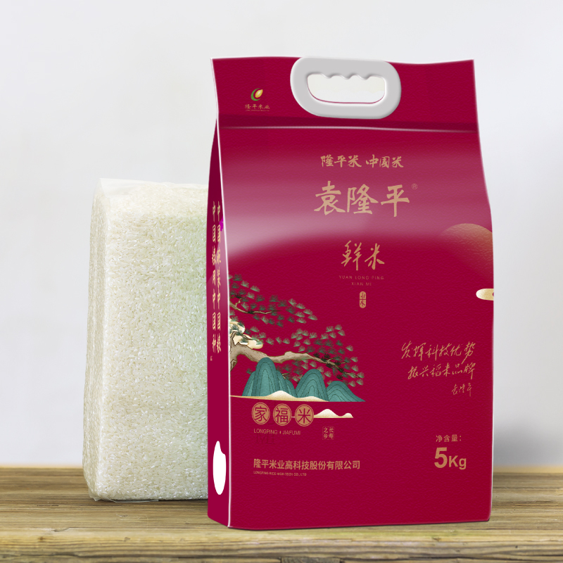 袁隆平鲜米福稻系列家福米5KG