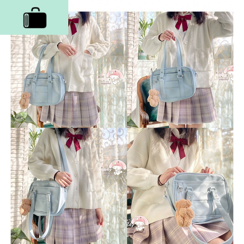 脑壳痛原创日系jk制服包斜跨迷你pu小号单肩手提dk制服包小春日new