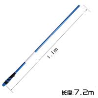 钓鱼竿鱼竿手竿碳素超轻超硬米长节手竿台钓_6 默认尺寸 7.2米【蓝色抢把】