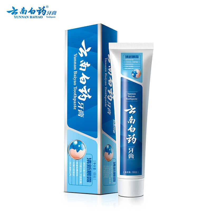 云南白药牙膏益优清新晨露150g*10