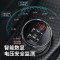 倍思(BASEUS) 倍显金属数显双USB4.8A车载充电器24W+三原色一拖三1.2m 套装 玄墨灰