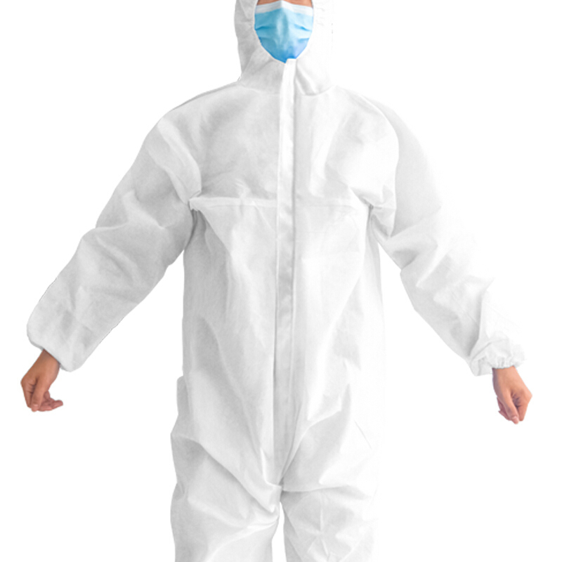 海迪科 一次性医用隔离防护衣 全身无纺布隔离服 B型连体式覆膜隔离防护工作服（不含鞋套）