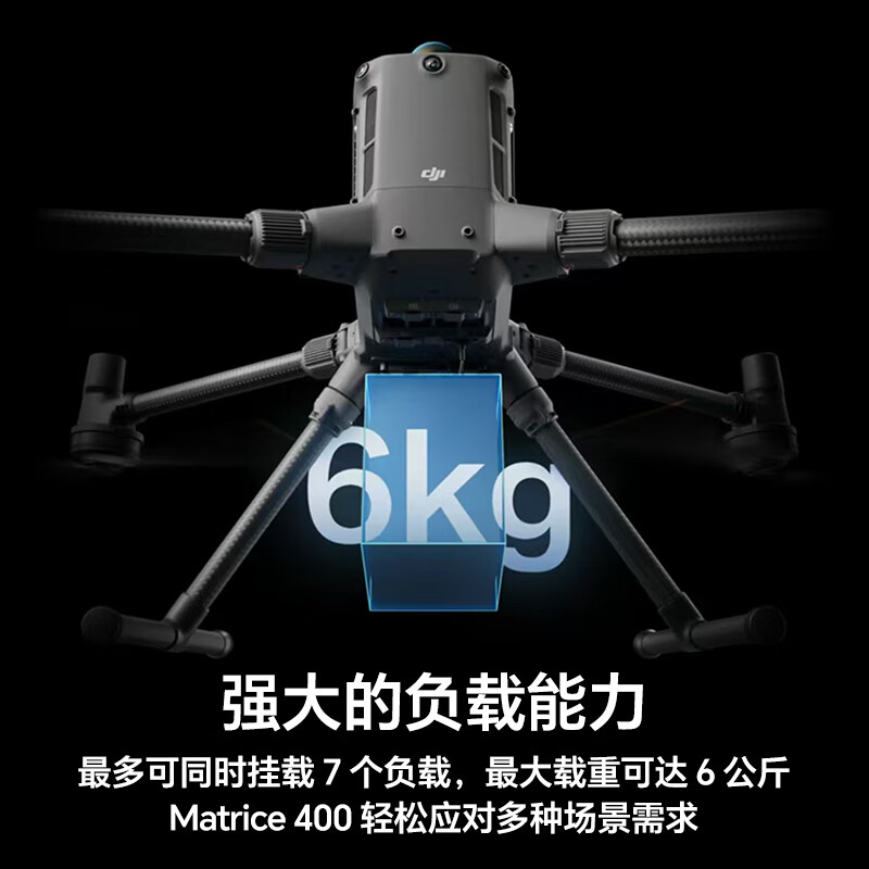 大疆(DJI)Matrice 400 航拍4k飞行器 M400旗舰套装含电池运输箱遥控器禅思L3+P1+H30T 提货卡高清大图