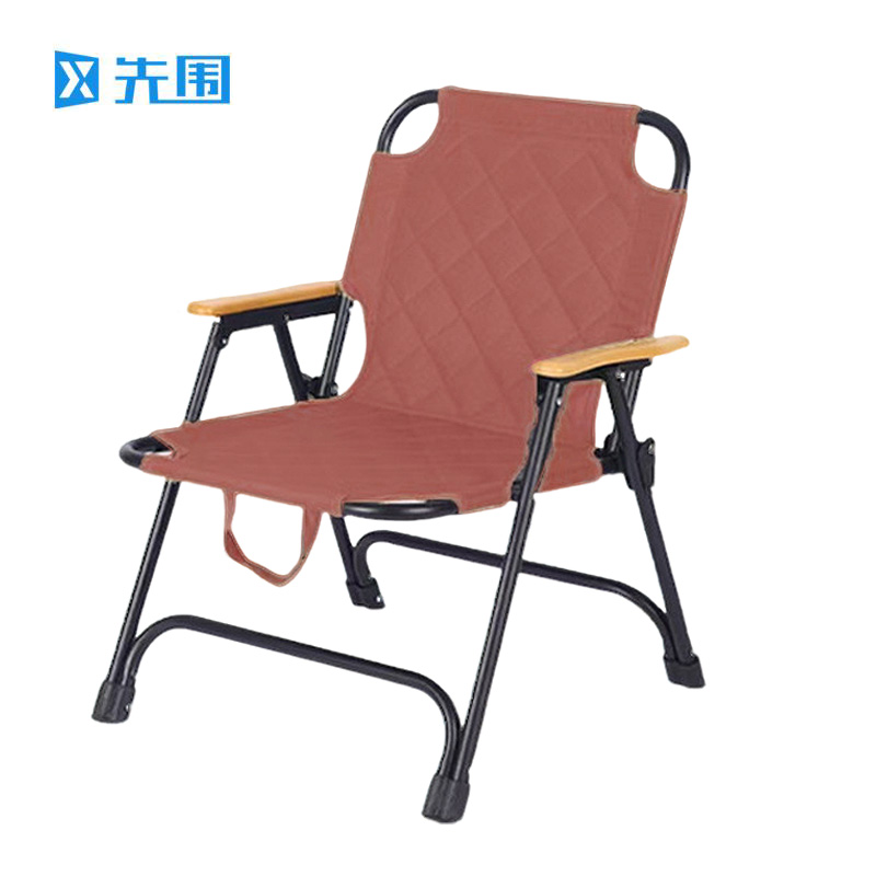 先围 夹棉户外露营椅 红57*53*73cm 把高清大图